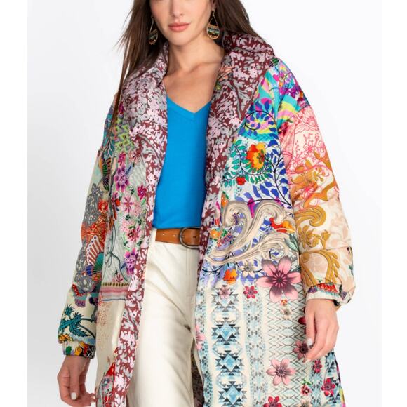 Johnny Was Alyssa Down Puffer Large NWT - Picture 6 of 15